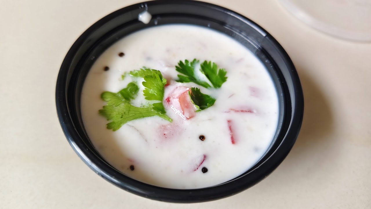 Fresh onion cucumber raitha – healthy side dish